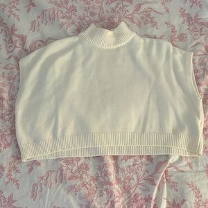 Elegant Cream Sweater Vest